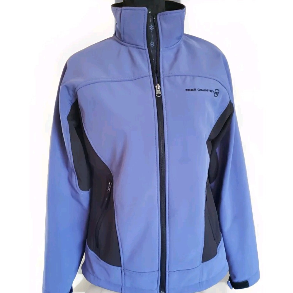 ORVIS Men's‎ Bonded Mesh Fleece Full Zip Jacket Gray/Blue 3  Pockets Large EUC